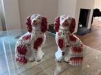 Antieke Staffordshire Hondjes, Verzamelen, Beelden en Beeldjes, Ophalen, Gebruikt, Dier