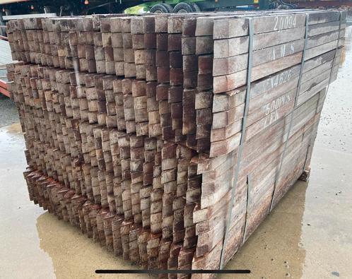 Hardhouten piketpaaltjes 4x4x120, Tuin en Terras, Palen, Balken en Planken, Nieuw, Palen, Minder dan 180 cm, Ophalen