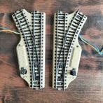 Marklin elektrische wissel M-rails HO 5117 – 5118 5119 recht, Wisselstroom, Gebruikt, Rails, Ophalen of Verzenden