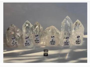 6 x mooie Iris Kwarts edelsteen torens, pr.p.stuk beschikbaar voor biedingen