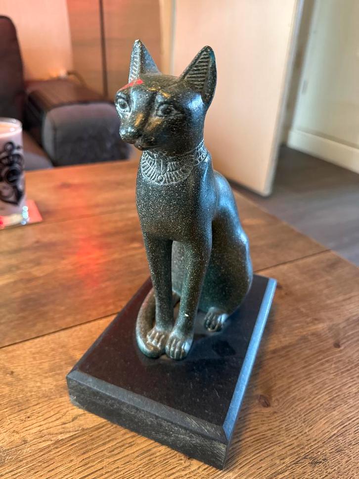 Egyptisch Bastet kat beeld – Halloween Decoratie, Antiek en Kunst, Kunst | Beelden en Houtsnijwerken, Ophalen