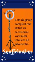 Foto ringlamp met stevige statief * Fotografie * Bieden *, Ophalen of Verzenden, Nieuw, Overige typen