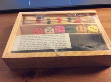 houten mini spellen box. nieuw beschikbaar voor biedingen