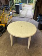 Tuin tafel - Rond - Plastic, Ophalen, Gebruikt, Rond, Plastic