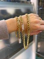 18KT Goud - 51.3 Gram - Set vrouw - CUBAN - Armband Collier, Ophalen, Nieuw, Goud