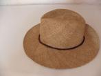 Bruin rieten cowboy flap hoed HATLAND mt M 57 cm prima staat, 56 of 57 cm (M, 7 of 7⅛ inch), Hoed, Gedragen, Hatland