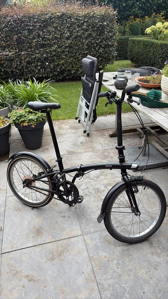 Vouwfiets BTWIN van Decathlon, Fietsen en Brommers, Fietsen | Vouwfietsen, Zo goed als nieuw, Overige merken, Versnellingen, Ophalen