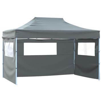 Partytent met 3 zijwanden inklapbaar 3x4 m staal beschikbaar voor biedingen