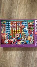 Eurographics puzzel 1000 st quilting craft room, Ophalen of Verzenden, Zo goed als nieuw