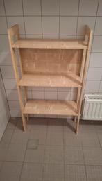 Houten badkamerkastje met 3 planken, Ophalen, Zo goed als nieuw