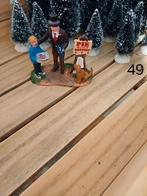 Lemax figuur man, jongentje met hond kerstdorp (in doosje ), Diversen, Kerst, Ophalen of Verzenden, Gebruikt