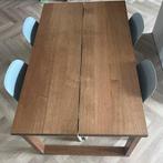 IKEA MÖRBYLÅNGA Eettafel - 140x85cm met 4 stoelen., Huis en Inrichting, Ophalen, Gebruikt, 100 tot 150 cm, Eikenhout