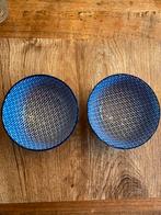 AH Aardewerk Kommen - Blauw/Wit, Ophalen, Zo goed als nieuw, Kom(men), Overige stijlen