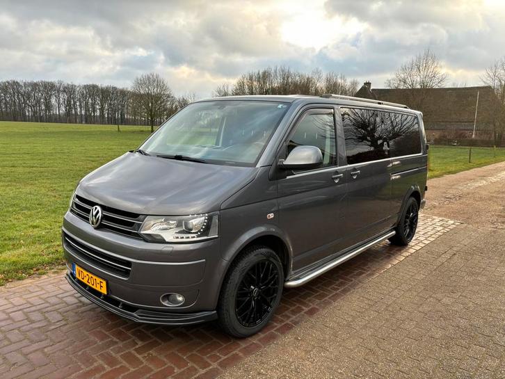 Volkswagen Transporter 2013 caravelle dubbele cabine L2H1, Auto's, Bestelauto's, Particulier, ABS, Achteruitrijcamera, Airbags