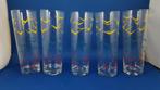 5x vintage longdrinkglas limonadeglas, gekleurde vogels 5B12, Huis en Inrichting, Keuken | Servies, Tweedehands verkoop, Tweedehands verkoop