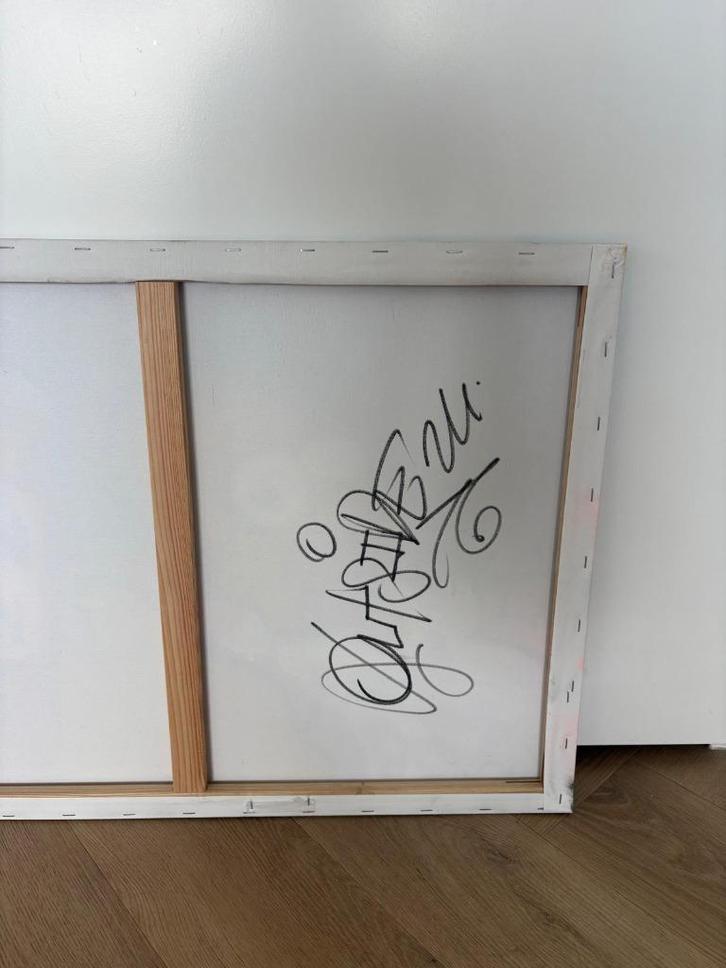Street art schilderij – Homer Simpson / Duff Beer, Antiek en Kunst, Kunst | Litho's en Zeefdrukken, Ophalen
