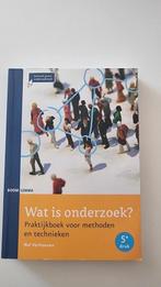 Wat is onderzoek? - Nel Verhoeven - (Goed), Boeken, Ophalen of Verzenden, Zo goed als nieuw, Nel Verhoeven