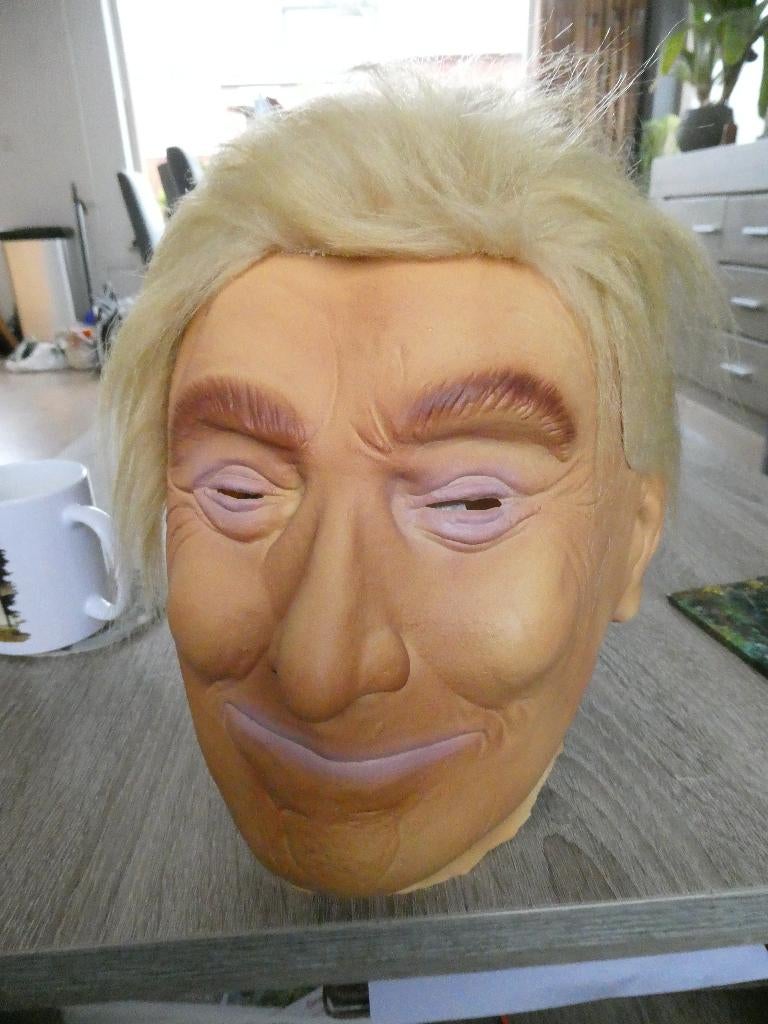 Latex Trump masker, Ophalen of Verzenden, Zo goed als nieuw, Carnaval, Accessoires