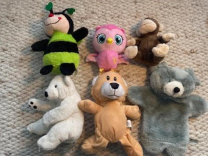 6x knuffel - pluche dier, Kinderen en Baby's, Speelgoed | Knuffels en Pluche, Overige typen, Ophalen of Verzenden