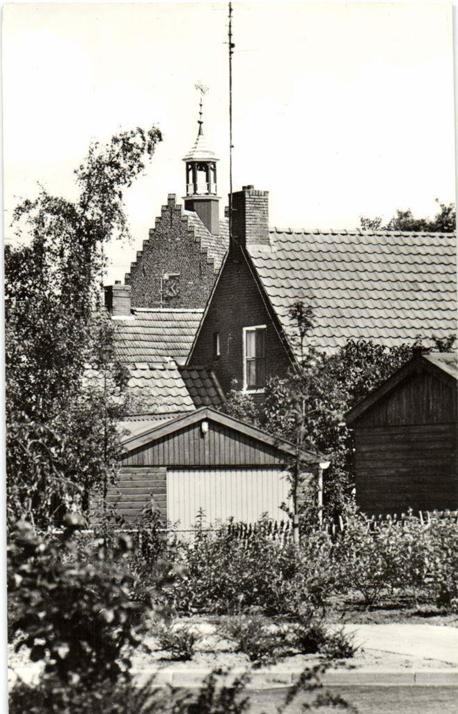 Doorkijk op Scheemder Toren - Scheemda - ongelopen, Verzamelen, Ansichtkaarten | Nederland, Ongelopen, Noord-Brabant, 1920 tot 1940