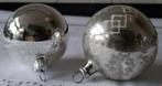 2 Oude glazen kerstballen, Diversen, Kerst, Ophalen of Verzenden