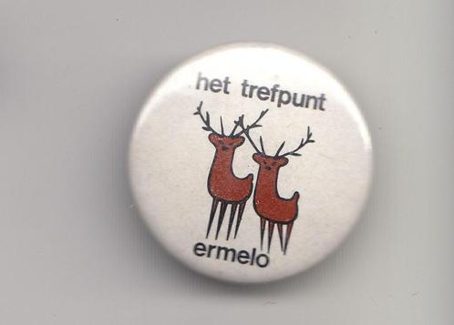 Ermelo het Trefpunt button, Verzamelen, Speldjes, Pins en Buttons, Gebruikt, Speldje of Pin, Overige onderwerpen, Ophalen of Verzenden