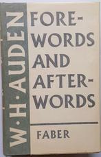 W.H. Auden - Forewords and afterwords, Ophalen of Verzenden, Zo goed als nieuw