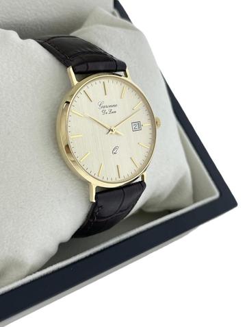 Garonne De Luxe 14 Karaat Gouden Heren Horloge Dresswatch beschikbaar voor biedingen