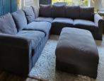 Hoekbank antraciet (donker) grijs 252cm beide kanten, Huis en Inrichting, Banken | Complete zithoeken, Ophalen, Zo goed als nieuw