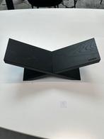 Boekenstandaard - Massief Eikenhout - Zwart, Huis en Inrichting, Woonaccessoires | Wandplanken en Boekenplanken, Ophalen of Verzenden