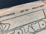 2 originele exemplaren van Vrij Nederland uit mei 1945. , Verzamelen, Ophalen of Verzenden, Overige soorten, Nederland, Boek of Tijdschrift