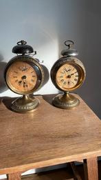 Twee antieke wekkers, Antiek en Kunst, Ophalen of Verzenden