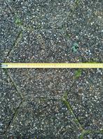 Gebruikte betontegels, honingraat, 40m², Tuin en Terras, Ophalen, Gebruikt, 10 m² of meer, Beton