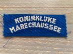 Schouderbandje Marechaussee, gebogen, oud model., Ophalen of Verzenden, Marechaussee, Nederland, Embleem of Badge