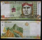 Peru prachtig bankbiljet 10 Soles emissie 5 juli 2018 UNC, Ophalen of Verzenden, Zuid-Amerika, Los biljet