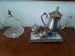 Zilveren Theeservies met Etagère, Antiek en Kunst, Ophalen of Verzenden