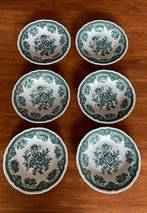 6 Villeroy & Boch Fasan diepe borden groen, Ophalen of Verzenden, Zo goed als nieuw, Bord(en), Overige stijlen