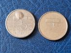 2x 5 gulden 1989 misslag, Postzegels en Munten, Munten | Nederland, Ophalen of Verzenden, Koningin Beatrix, 5 gulden