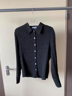 Gerry Weber plissé blouse | zwart | maat 44, Maat 42/44 (L), Ophalen of Verzenden, Zo goed als nieuw, Gerry Weber