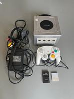 Platinum Gamecube met controller en memorycards, Ophalen, Zo goed als nieuw, Met geheugenkaart, Met 1 controller