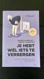 Maurits Martijn - Je hebt wél iets te verbergen, Ophalen of Verzenden, Zo goed als nieuw, Maurits Martijn; Dimitri Tokmetzis