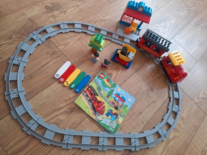 Duplo Lego Trein 10874 - Super Leuke Trein!, Kinderen en Baby's, Speelgoed | Duplo en Lego, Gebruikt, Duplo, Complete set, Ophalen