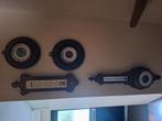 3 antieke barometers en een thermometer., Ophalen