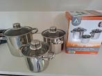 NIEUW! 3-delige pannenset voor de camping, Ophalen, Nieuw