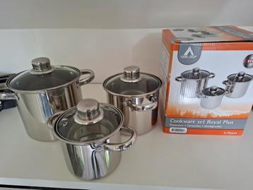 NIEUW! 3-delige pannenset voor de camping beschikbaar voor biedingen