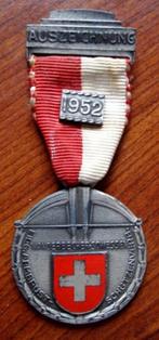 Eremedaille, Schutterstoernooi Wanderbecher, 1952, Postzegels en Munten, Penningen en Medailles, Verzenden, Overige materialen