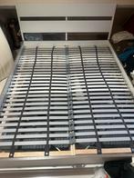 Ikea 2-persoons bedframe, Ophalen, Gebruikt, Wit, Tweepersoons