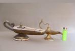 2 Aladdin olielampen – messing & been – decoratief –, Antiek en Kunst, Kunst | Niet-Westerse kunst, Ophalen of Verzenden