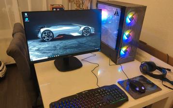 Super Game Pc i7 4790, 32gb, RX590 8gb, SSD, 24' led !! beschikbaar voor biedingen