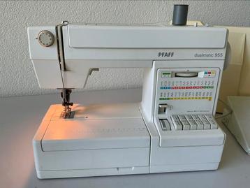 PFAFF DUALMATIC 955 met boventransport beschikbaar voor biedingen